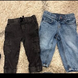 Cat & Jack Black and Blue Kids Jeans Set